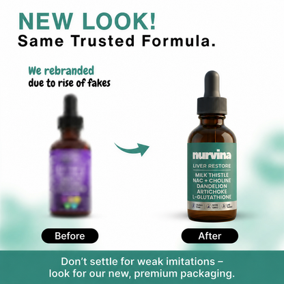 Complete Liver Support in a Single Daily Drop With NURVINA Liver Restore