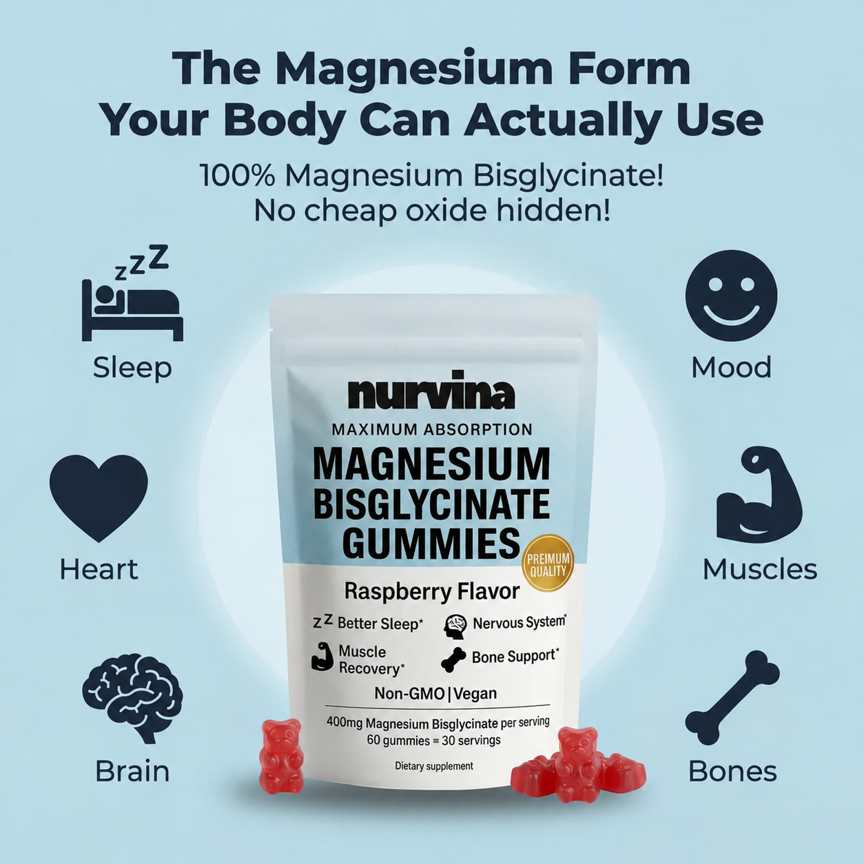 Lower Cortisol, Deeper Sleep, And Overall Recovery with Nurvina Gummies