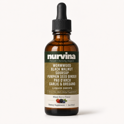 Nurvina Wormwood Drops — Debloat and Reset Your Gut, Naturally